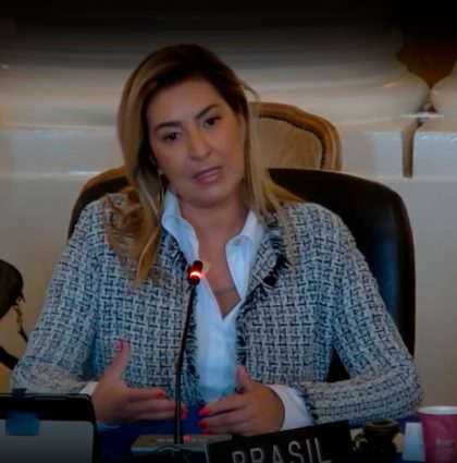 Na OEA, Renata Gil expõe ações em prol do combate à violência de gênero
