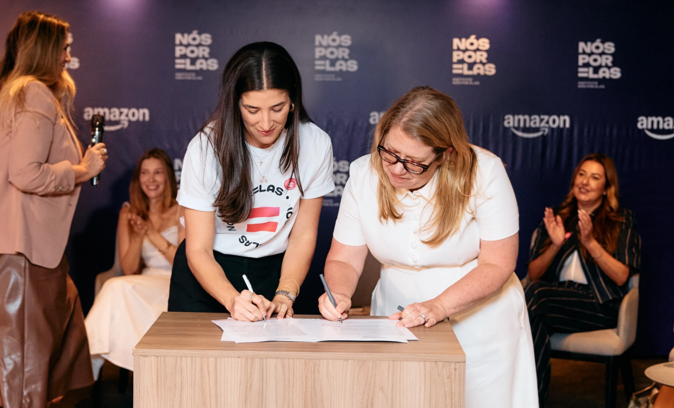 Amazon Brasil e Instituto Nós Por Elas se unem para fortalecer liderança feminina e equidade de gênero